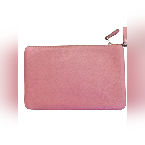 Coach - NWOT - Raspberry Colored Clutch Purse, Zippered Closure, 2 Pockets... - Picture 15 of 15